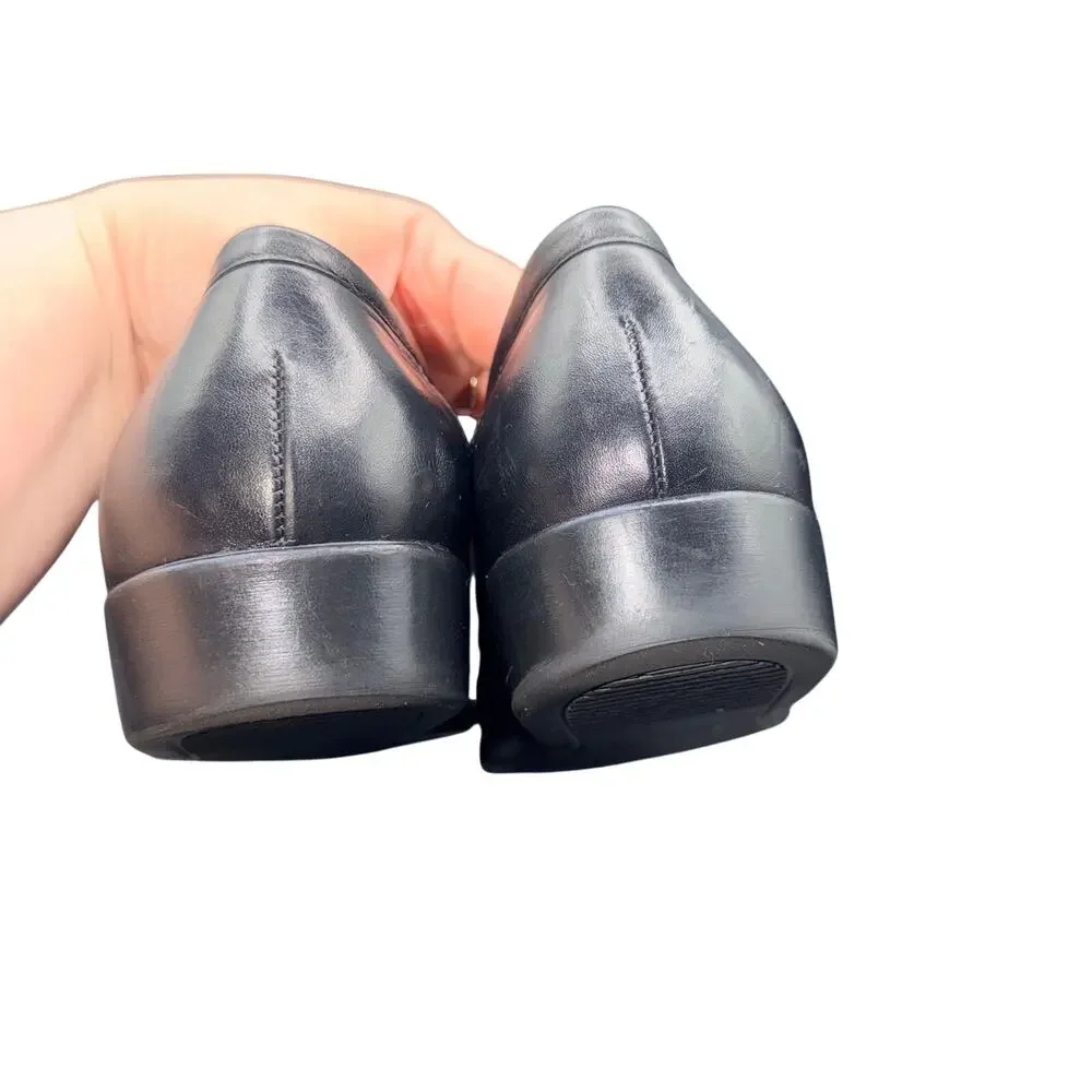SAS Black Leather Penny Loafers Comfort Slip On Shoes Men’s 11M